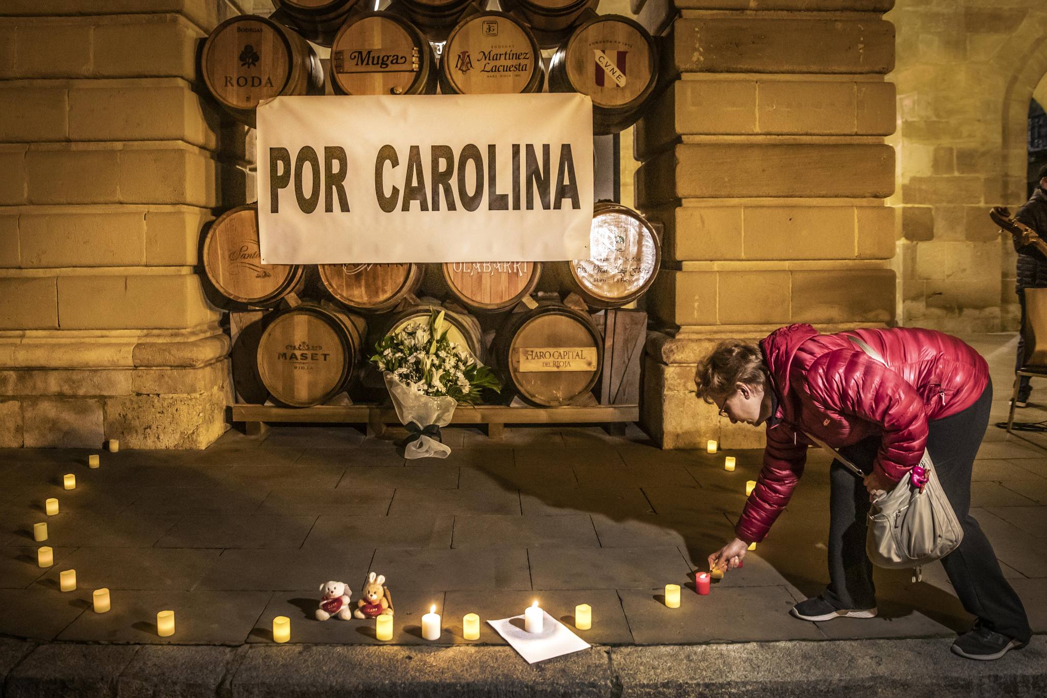 Fotos: El sentido recuerdo a Carolina en Haro