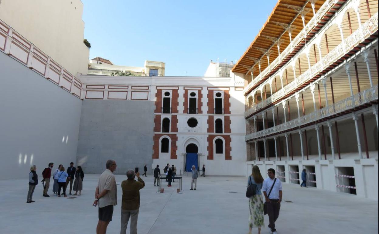 Interior del Beti Jai durante alguna de las visitas puntuales celebradas en los últimos meses. 