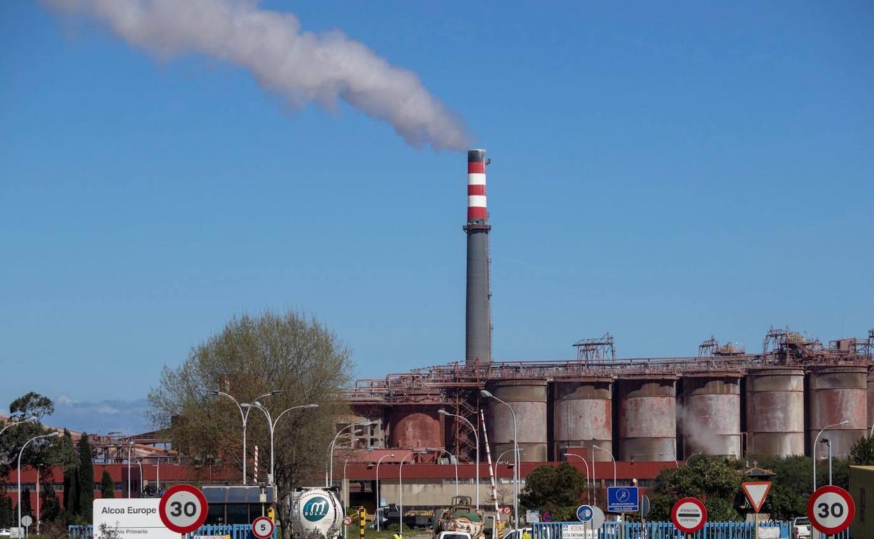 Fábrica de Alcoa en San Ciprián (Lugo). 