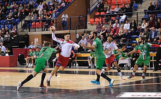 Un momento del partido.