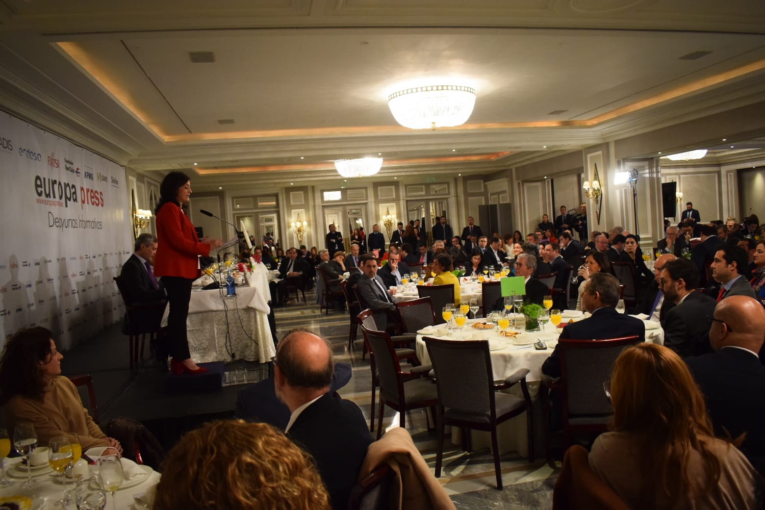 Fotos: Concha Andreu, protagonista este jueves de los Desayunos Informativos de Europa Press