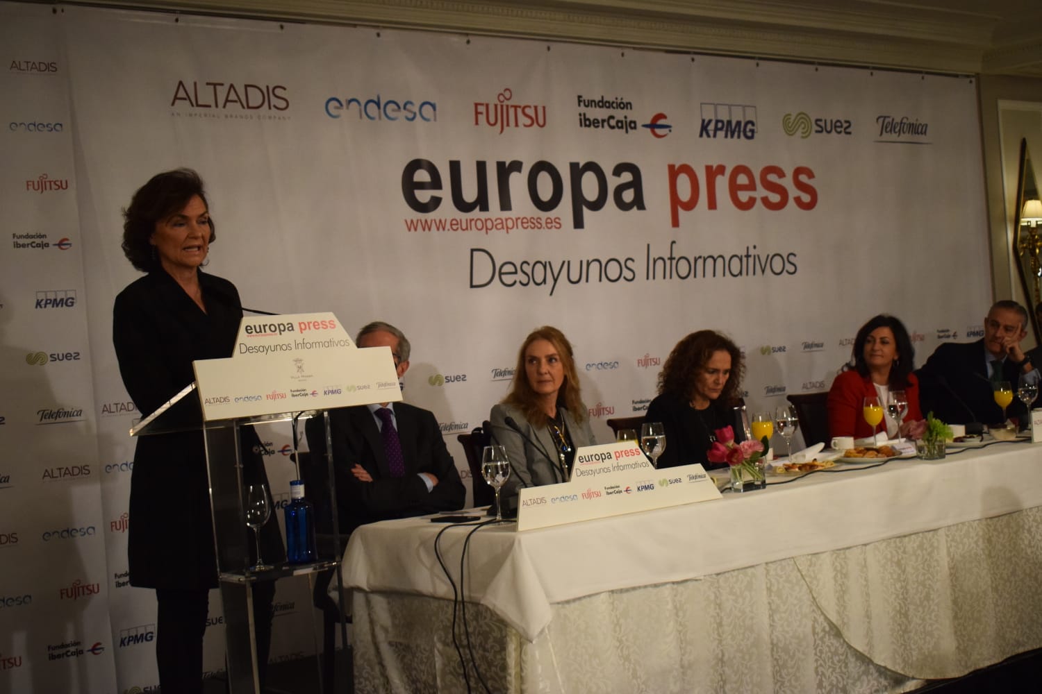 Fotos: Concha Andreu, protagonista este jueves de los Desayunos Informativos de Europa Press