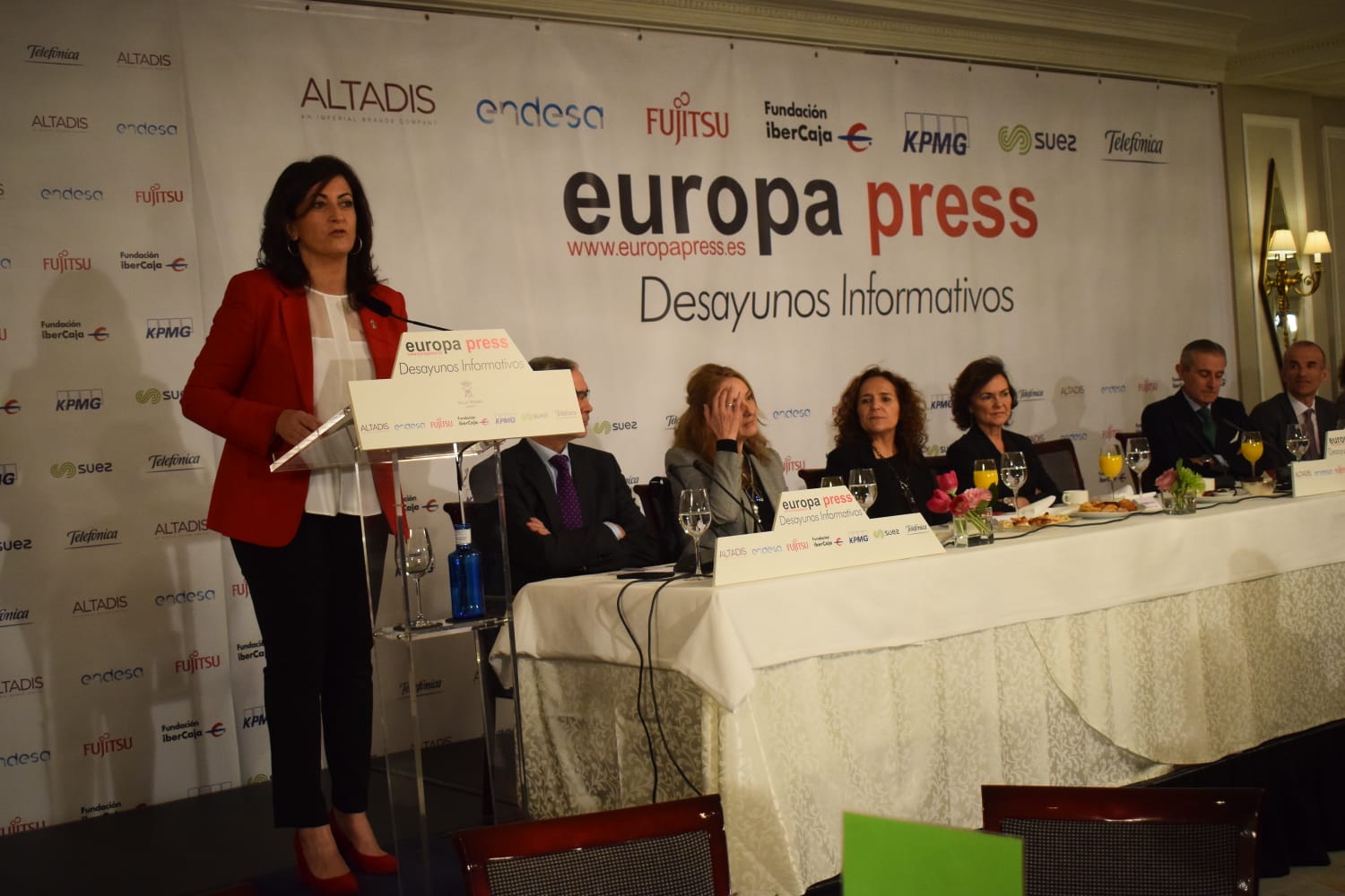 Fotos: Concha Andreu, protagonista este jueves de los Desayunos Informativos de Europa Press