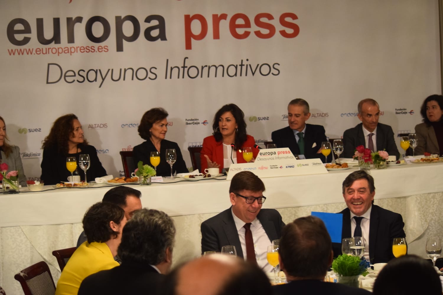 Fotos: Concha Andreu, protagonista este jueves de los Desayunos Informativos de Europa Press