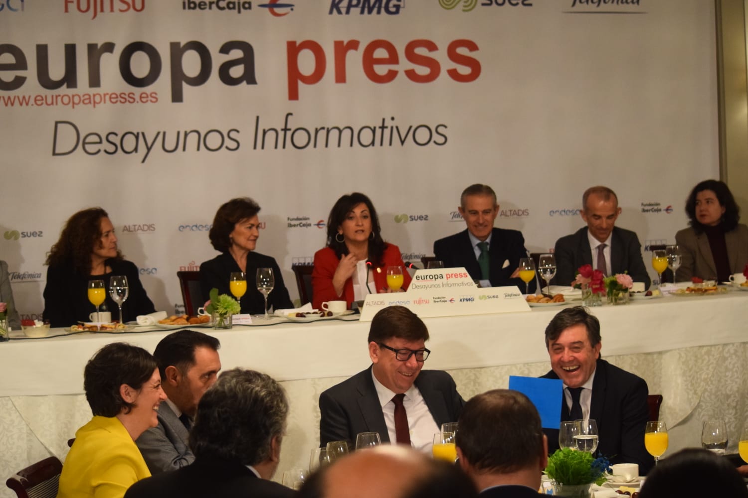 Fotos: Concha Andreu, protagonista este jueves de los Desayunos Informativos de Europa Press