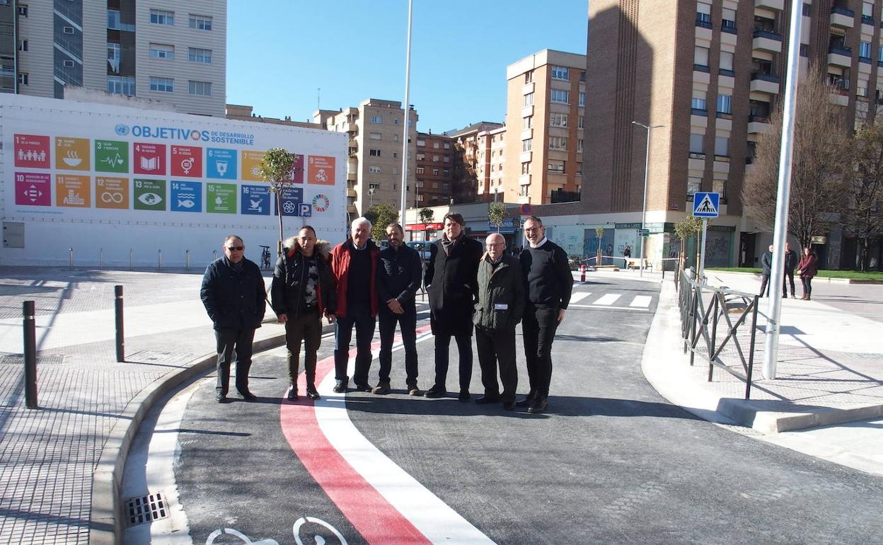 Visita de los responsables municipales a Albia de Castro.