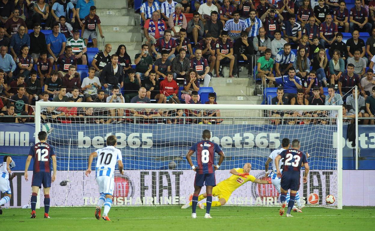 Eibar - Real Sociedad en Ipurua. 