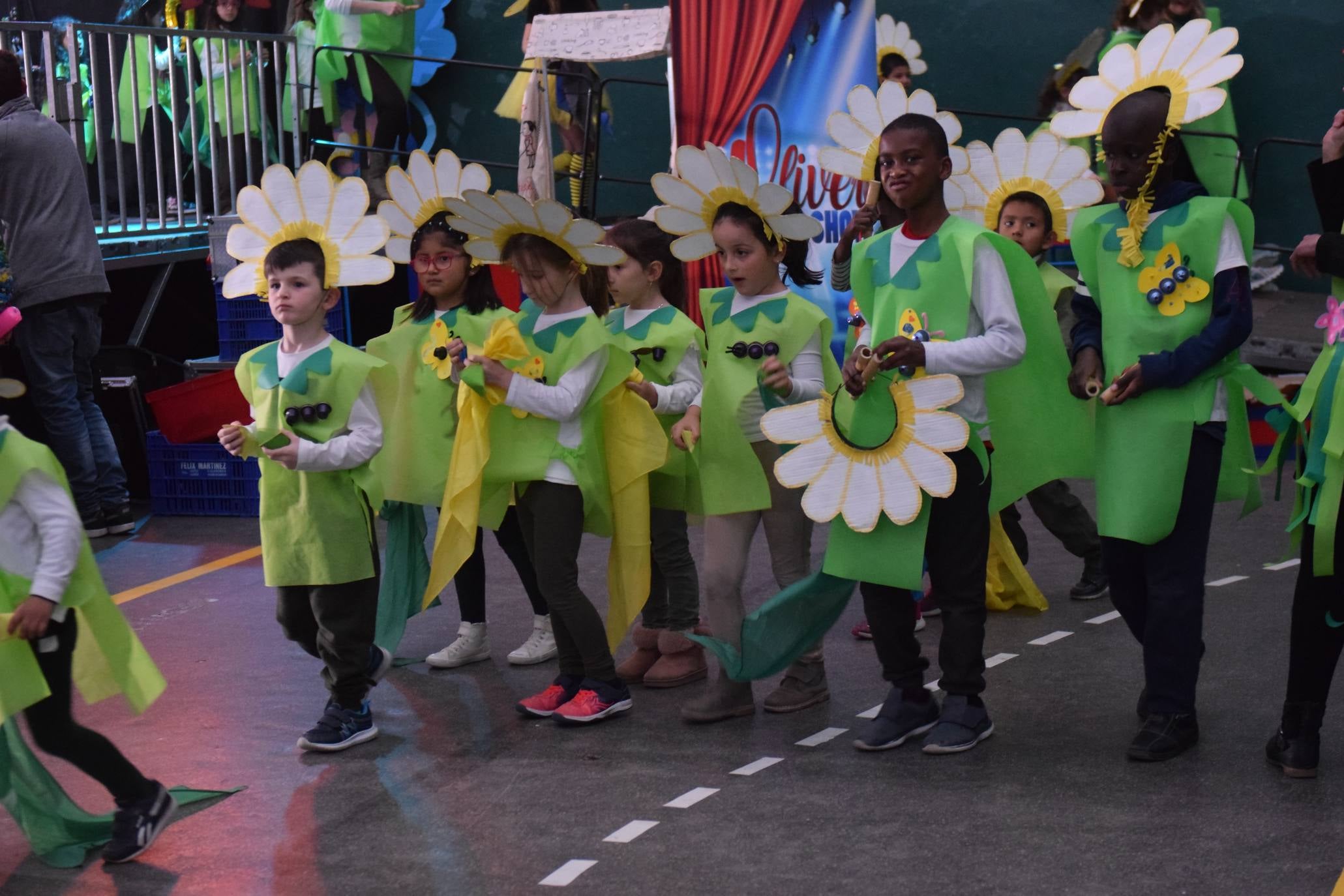 Celebración del Carnaval de las ludotecas municipales de Logroño en el Polideportivo de Las Gaunas.