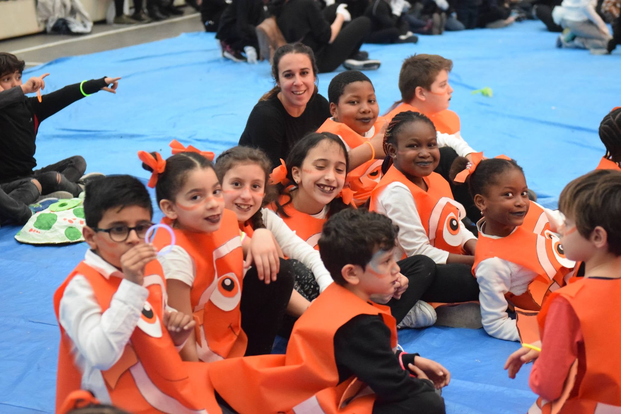 Celebración del Carnaval de las ludotecas municipales de Logroño en el Polideportivo de Las Gaunas.