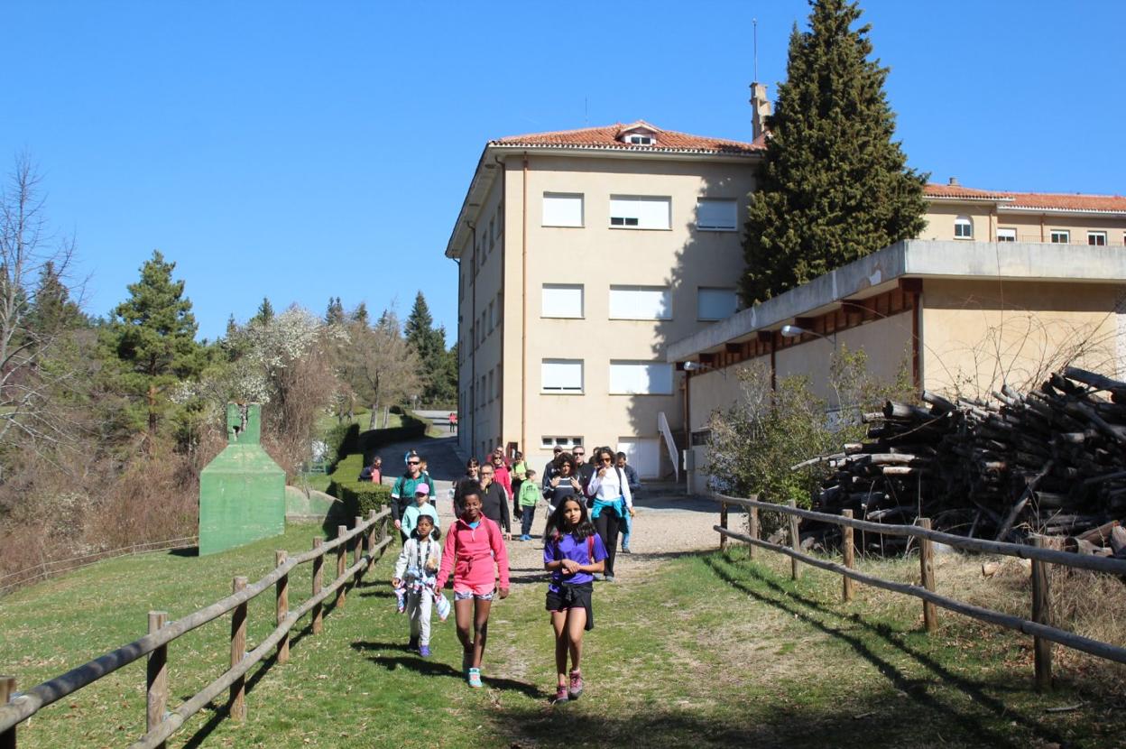 Visita guiada a Ribavellosa durante la pasada primavera.