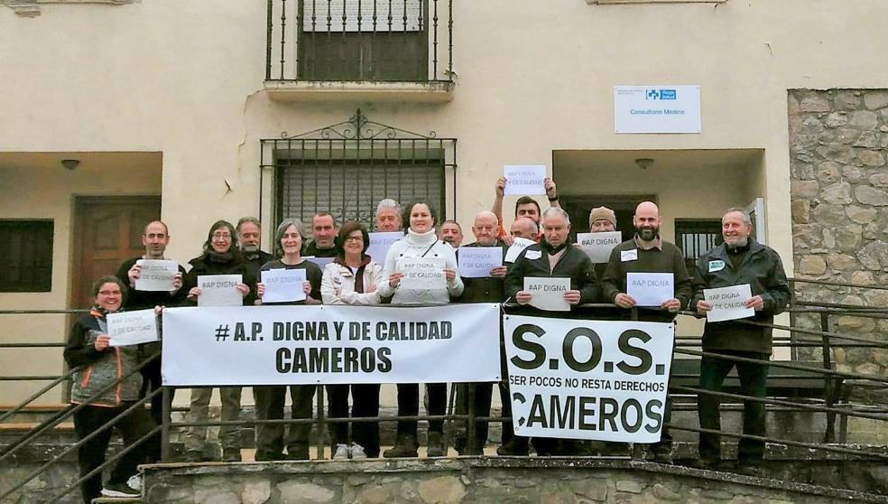  Concentración de SOS Cameros en Villanueva.