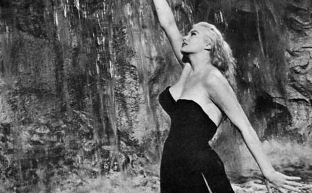 Anita Ekberg en 'La dolce vita'.