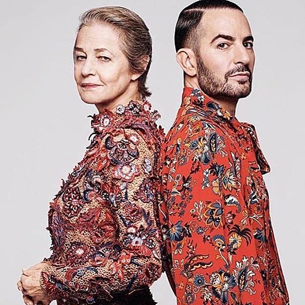 Charlotte Rampling en una campaña para Givenchy