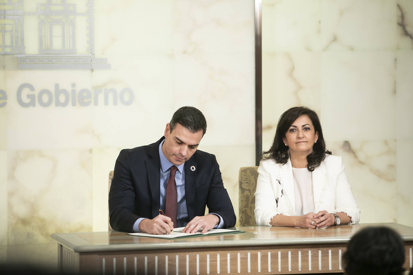 Fotos: Así ha sido el encuentro entre Andreu y Sánchez en La Rioja