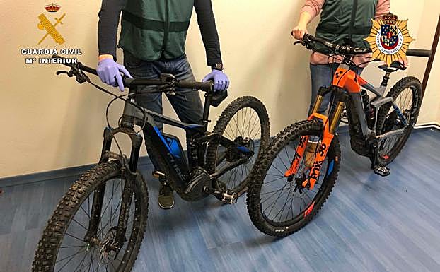 Dos detenidos por robar dos bicis de 9.000 euros
