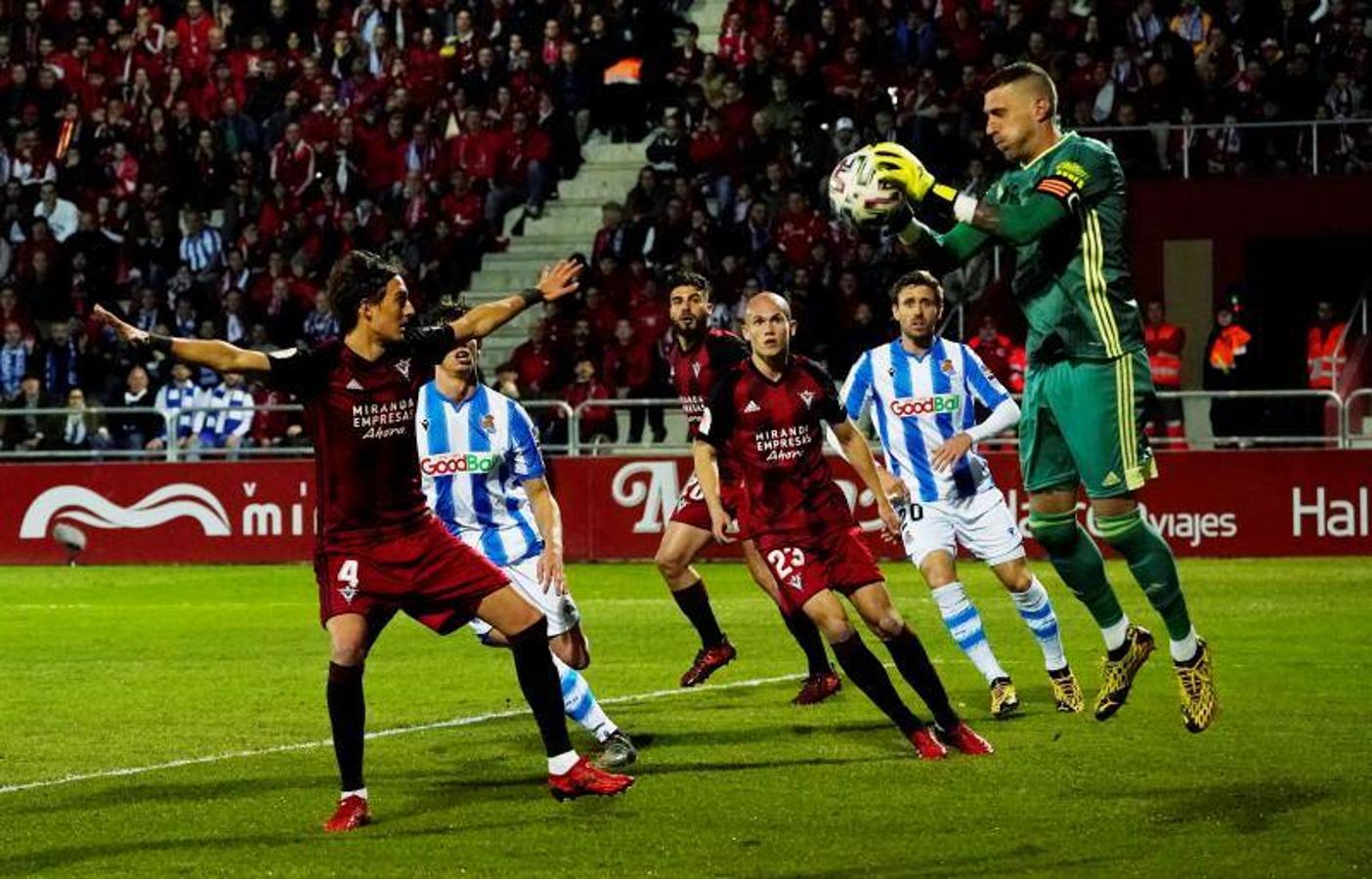 Fotos: Las mejores imágenes del Mirandés-Real Sociedad