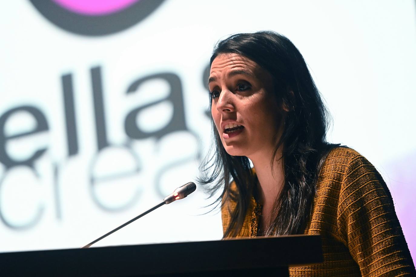 La ministra de Igualdad, Irene Montero. 