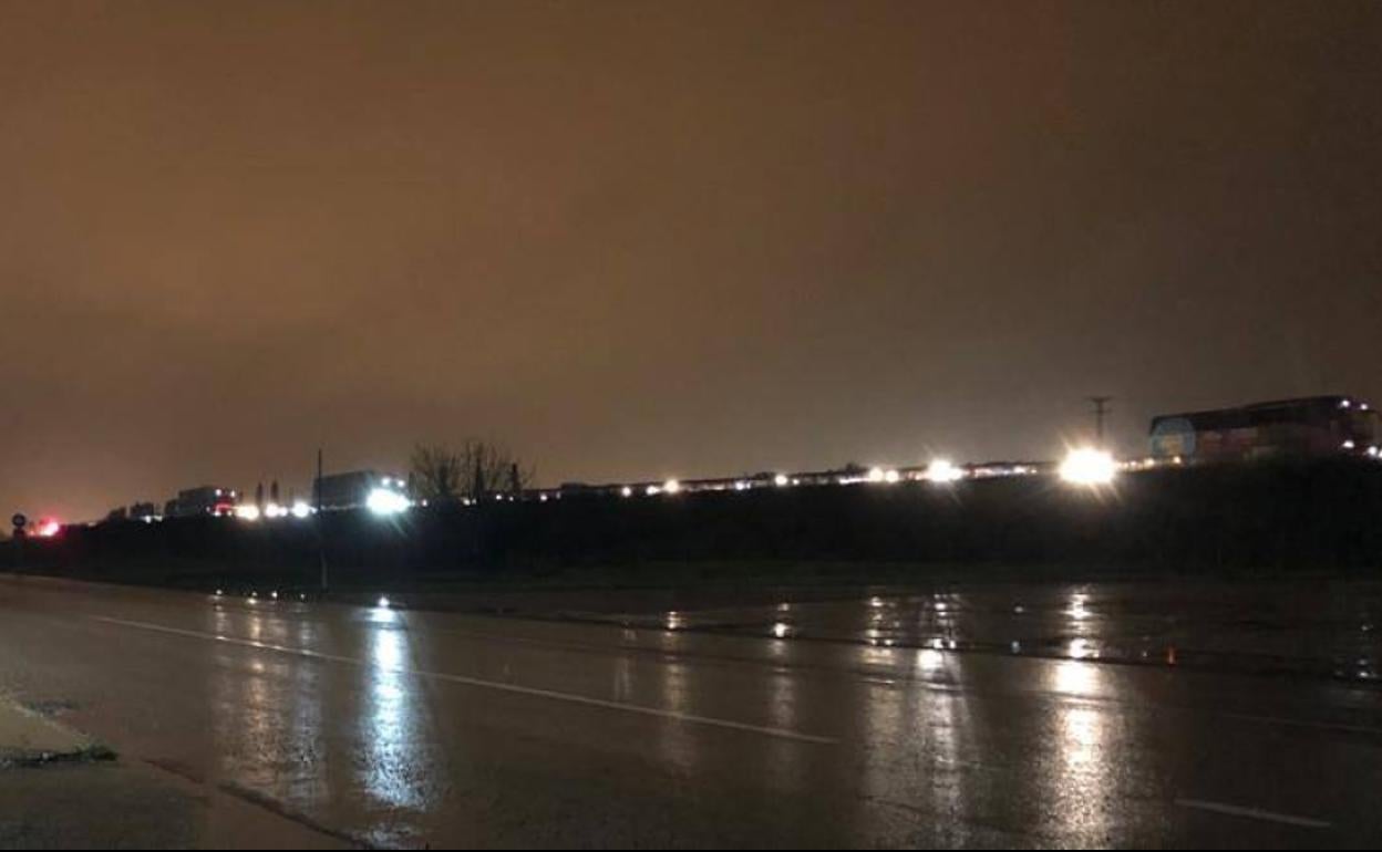 Seis heridos, uno grave, en un accidente con cuatro vehículos implicados en la LO-20