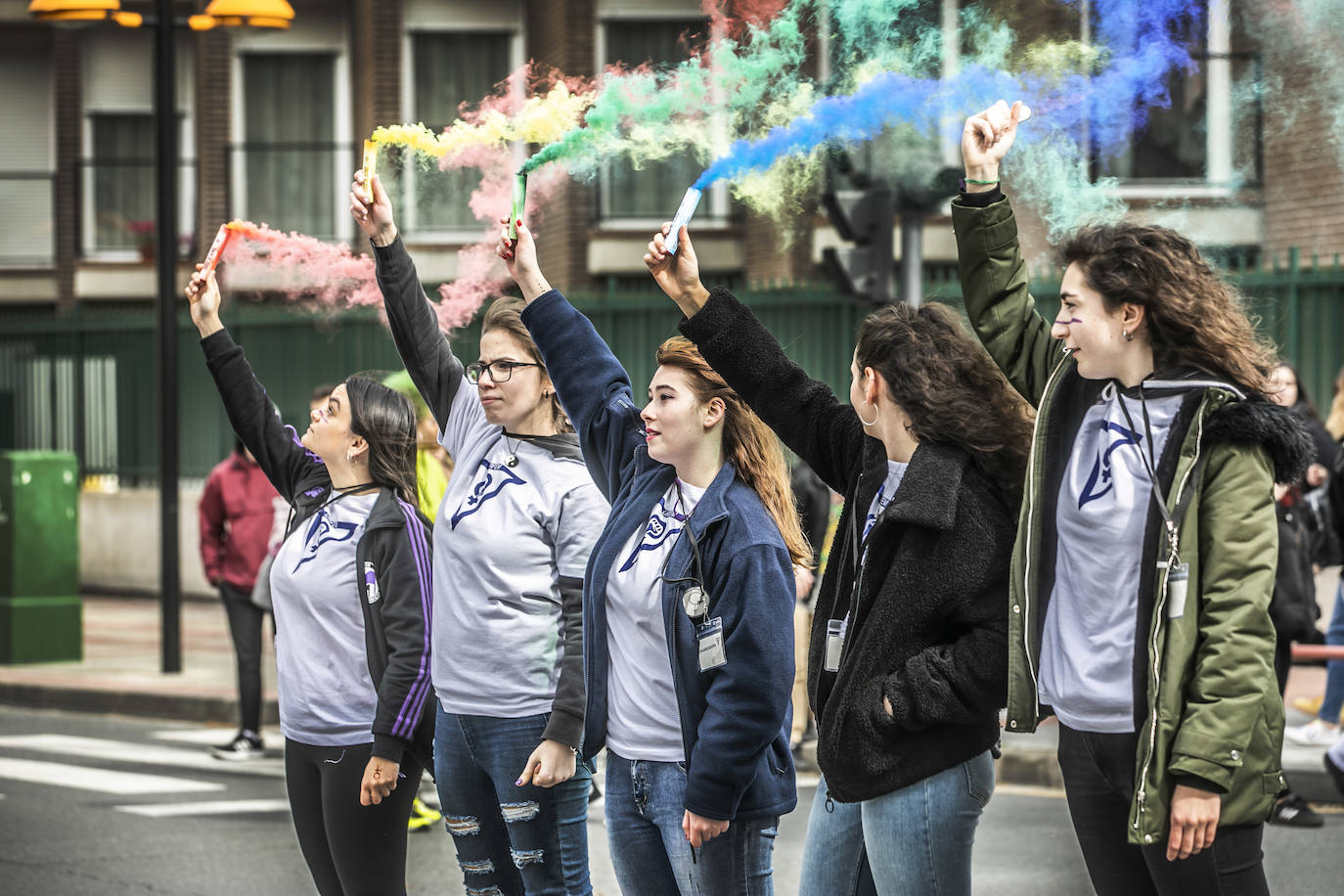 Fotos: 8M: Cientos de estudiantes se manifiestan para reinvidicar la igualdad en la educación