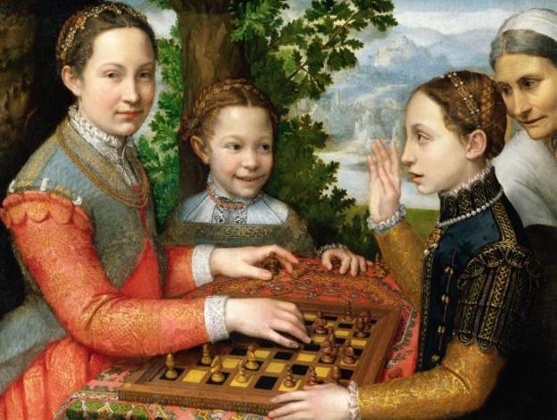 'El juego de ajedrez' (1555), de Sofonisba Anguissola, obra del Museo del Prado.