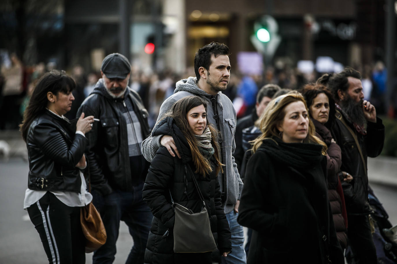 Fotos: 8M: Manifestación del Día Internacional de la Mujer en Logroño