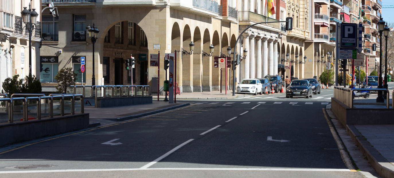 Fotos: Sábado atípico en Logroño por el coronavirus (II)