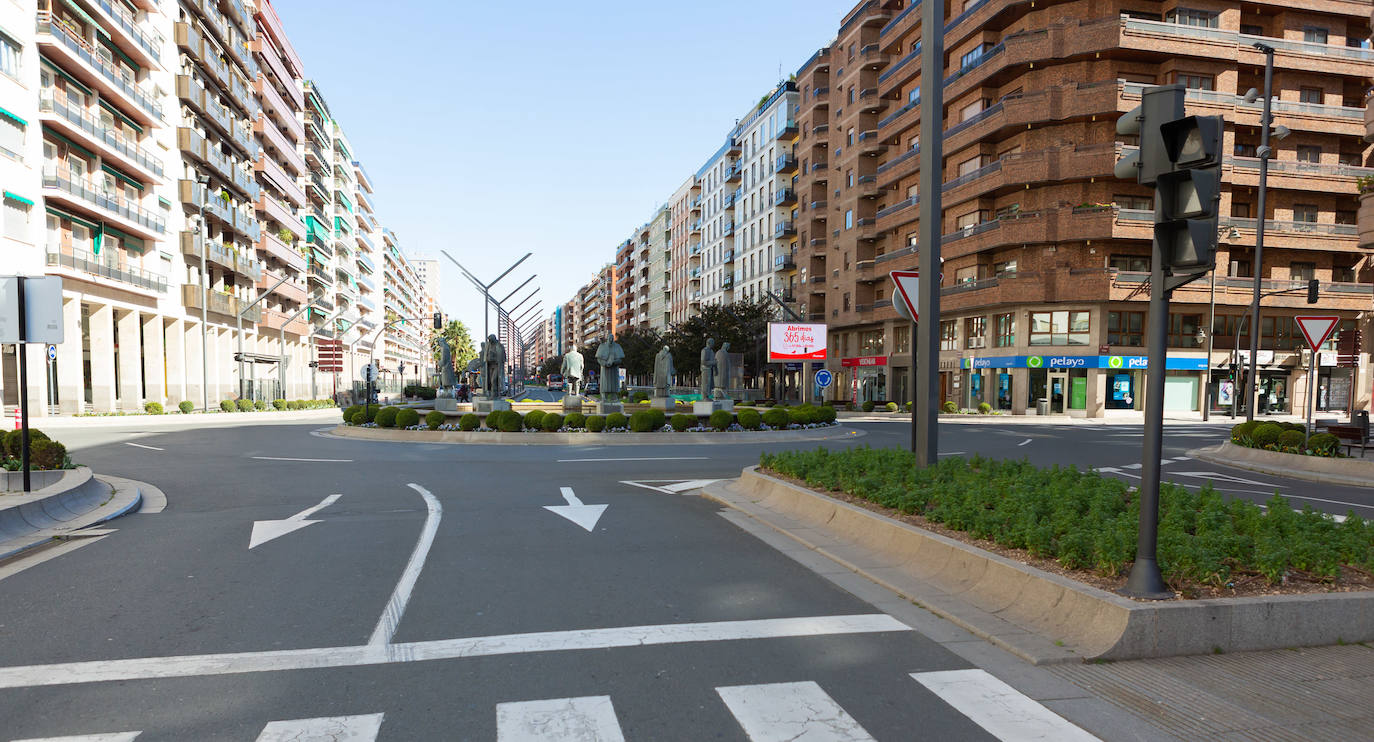 Fotos: Sábado atípico en Logroño por el coronavirus (I)