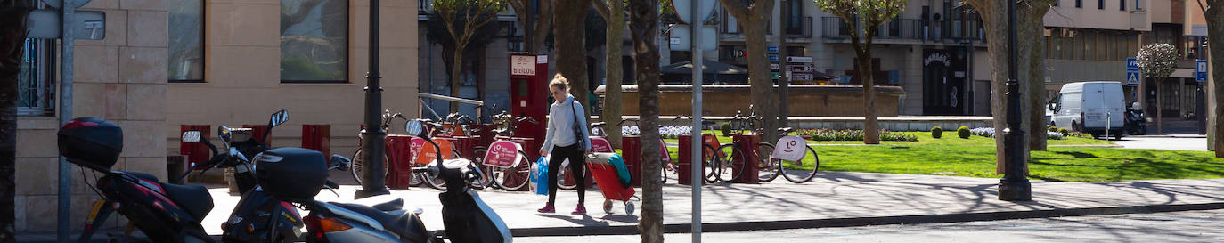 Fotos: Sábado atípico en Logroño por el coronavirus (I)