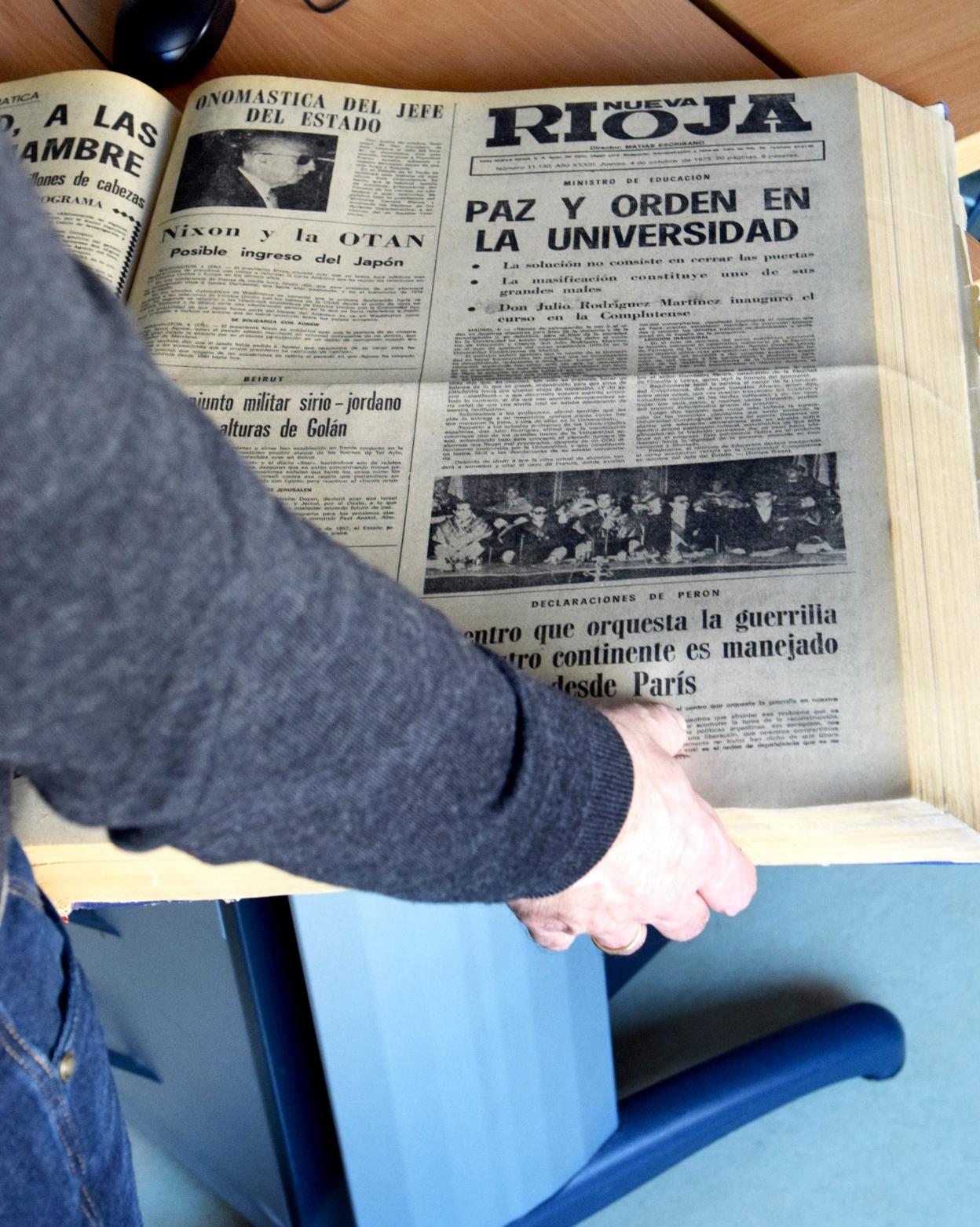 La noticia, en las páginas de este periódico.