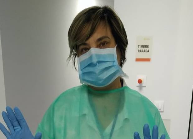 María Ángeles Azcona, TCAE de Urgencias del Hospital de Calahorra