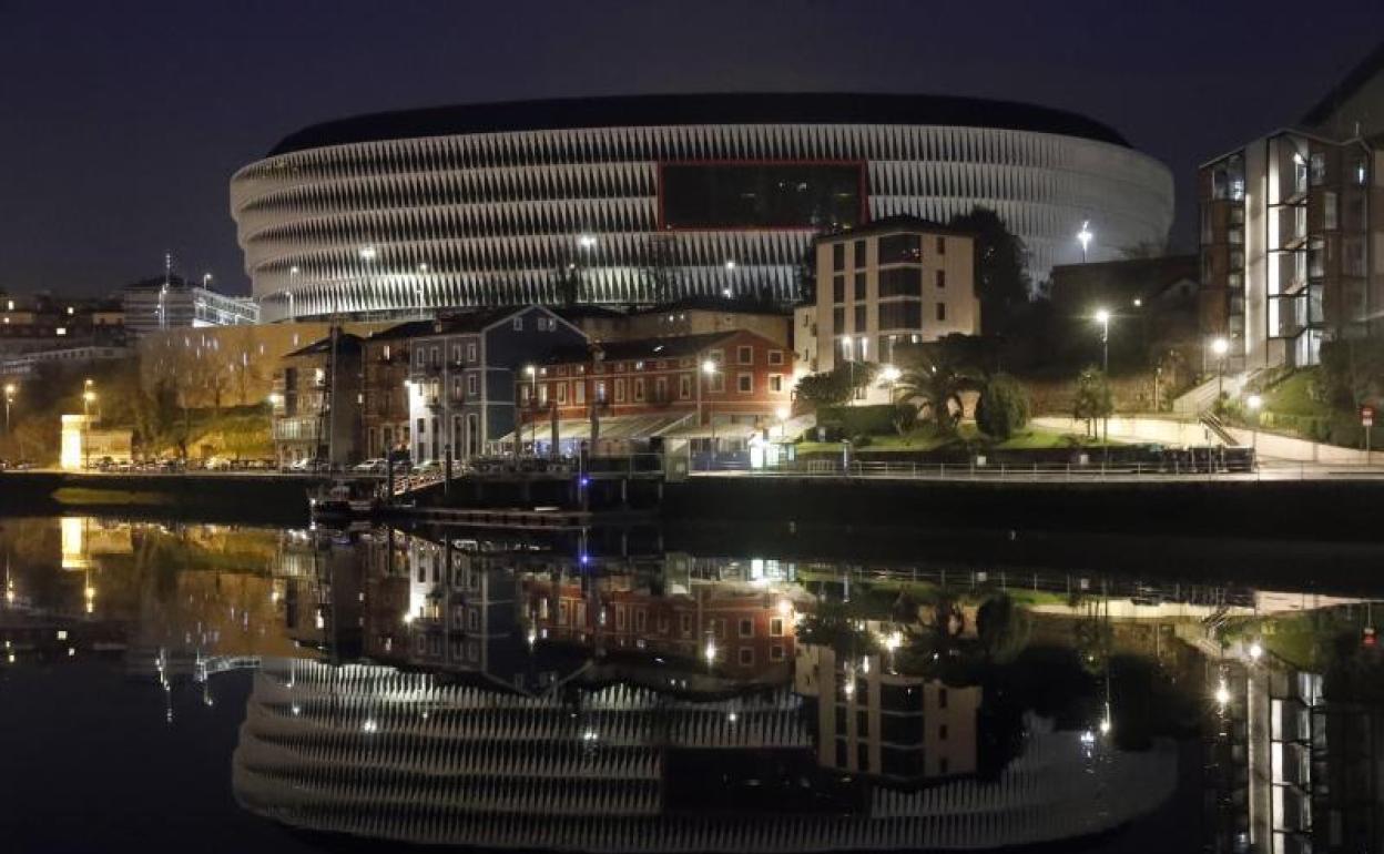 Vista del estadio de San Mamés, una de las doce sedes de la Eurocopa. 