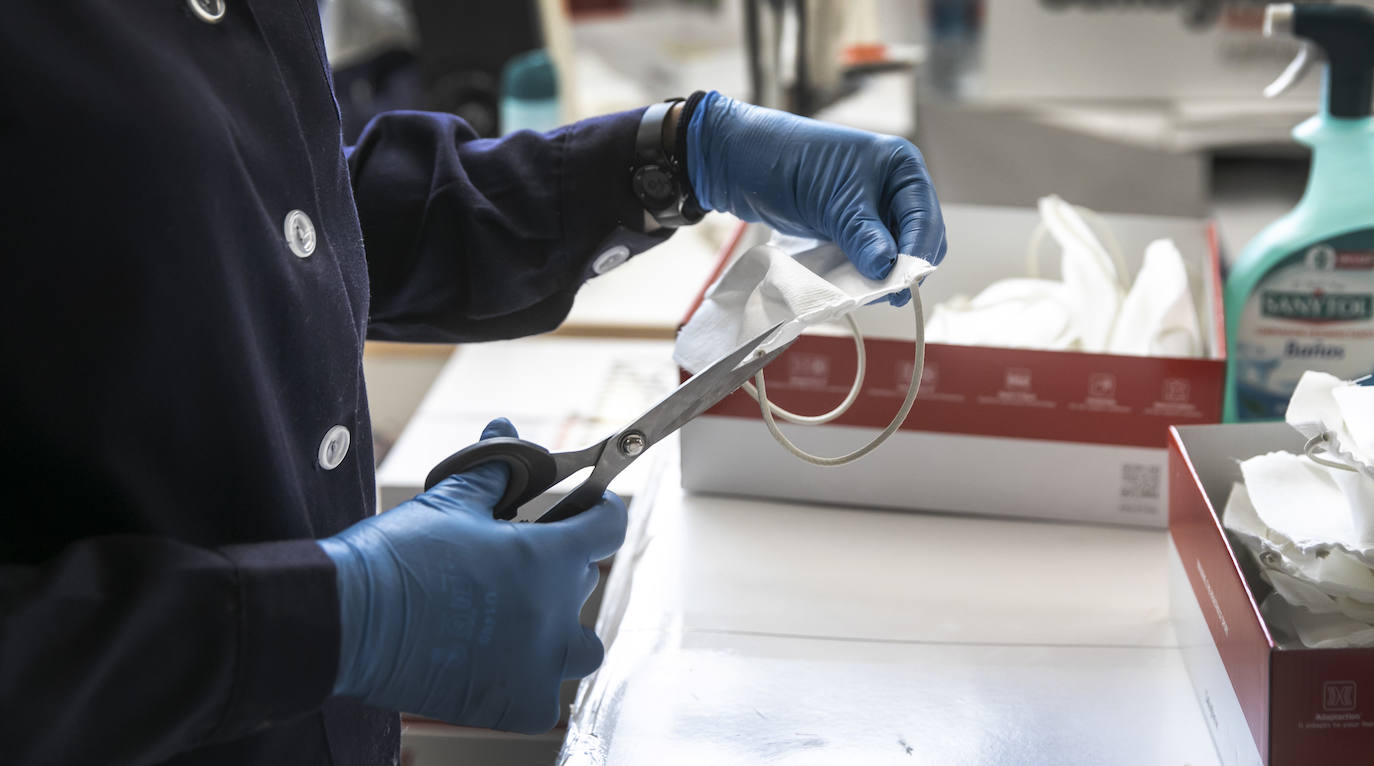 Fotos coronavirus en La Rioja: Arnedo, una gran cadena solidaria