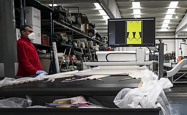 Adaptan la máquina a una actividad diferente a la habitual.