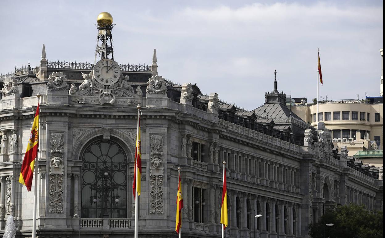 Sede central del Banco de España en Madrid.