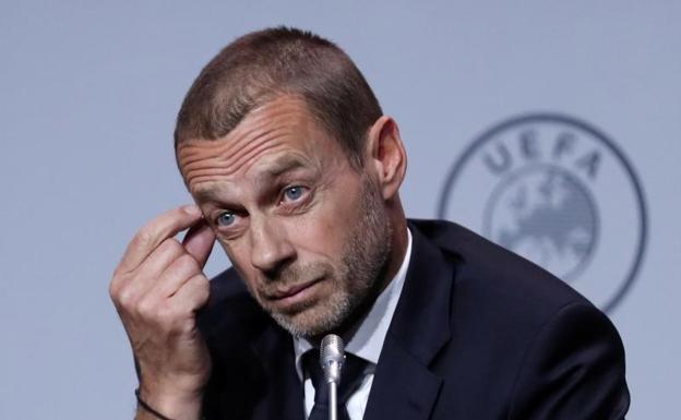 Aleksander Ceferin, presidente de la UEFA. 