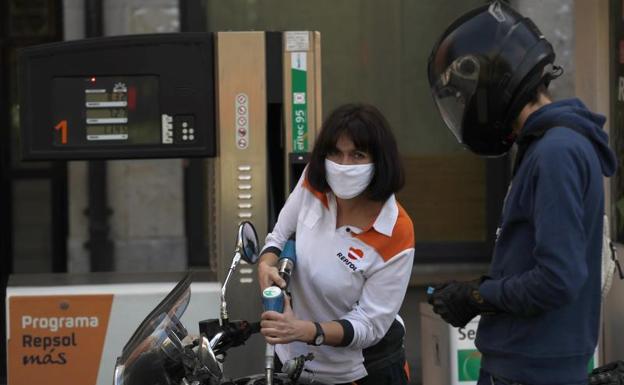 Gasolinera en Bilbao 