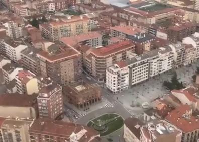 Imagen secundaria 1 - Cornavirus en La Rioja: vídeo de calles vacías vistas desde un helicóptero