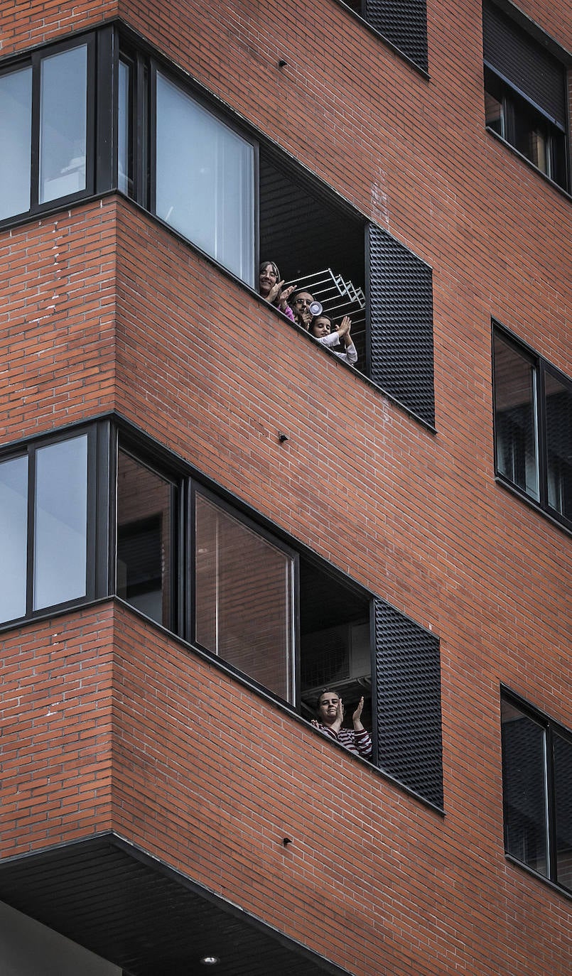 El barrio no ha faltado a la cita de la tarde.