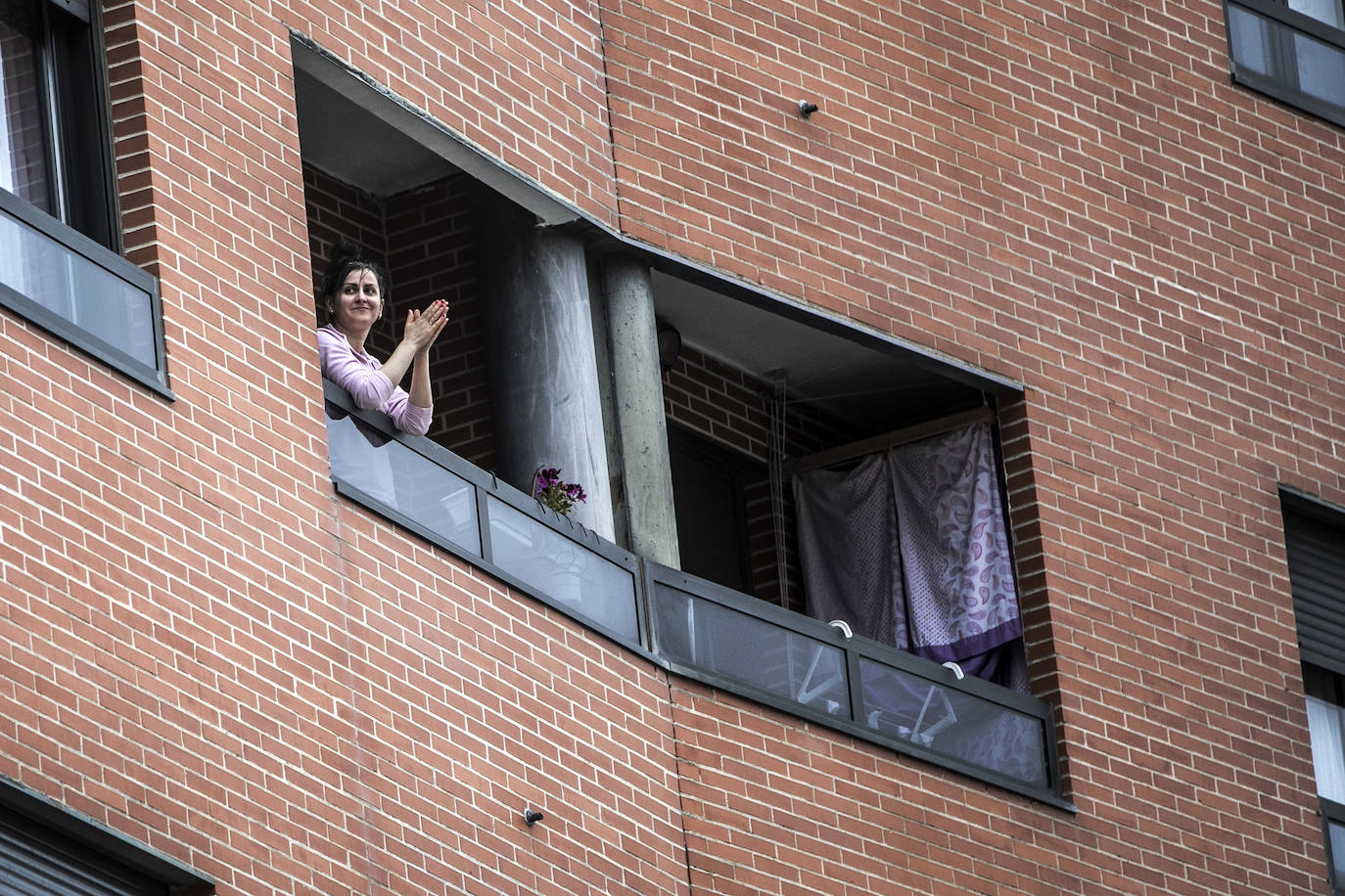 El barrio no ha faltado a la cita de la tarde.