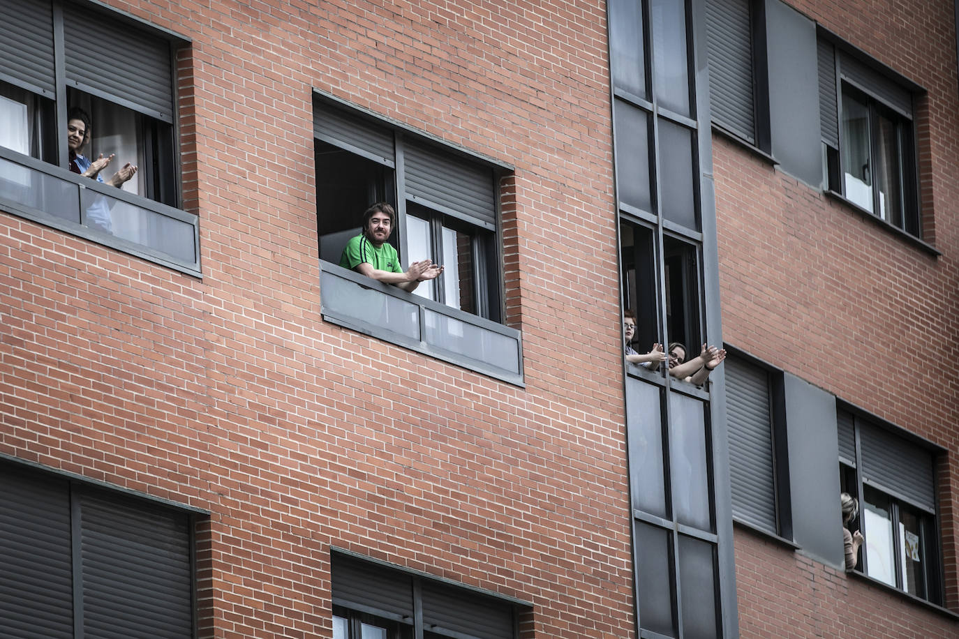 El barrio no ha faltado a la cita de la tarde.