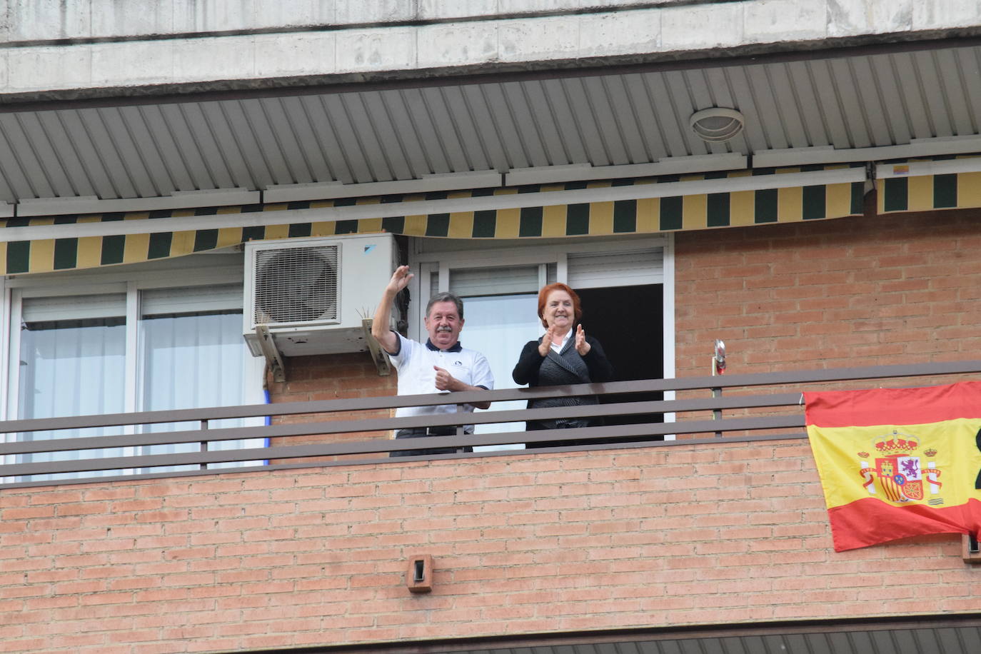 Logroño sigue apoyando cada día a sus héroes. 