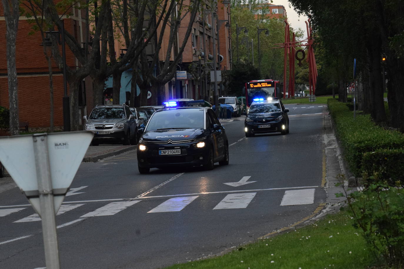 Logroño sigue apoyando cada día a sus héroes. 