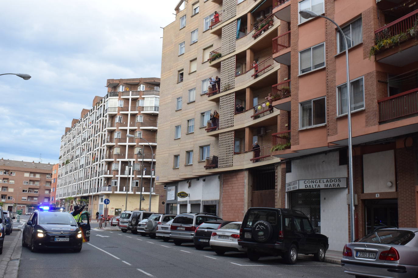 Logroño sigue apoyando cada día a sus héroes. 