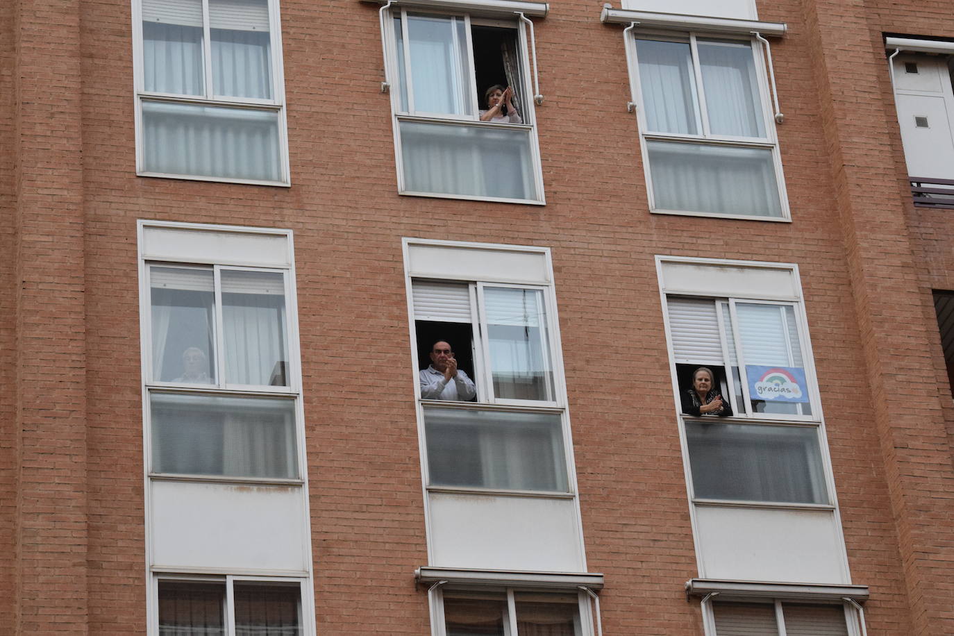 Logroño sigue apoyando cada día a sus héroes. 