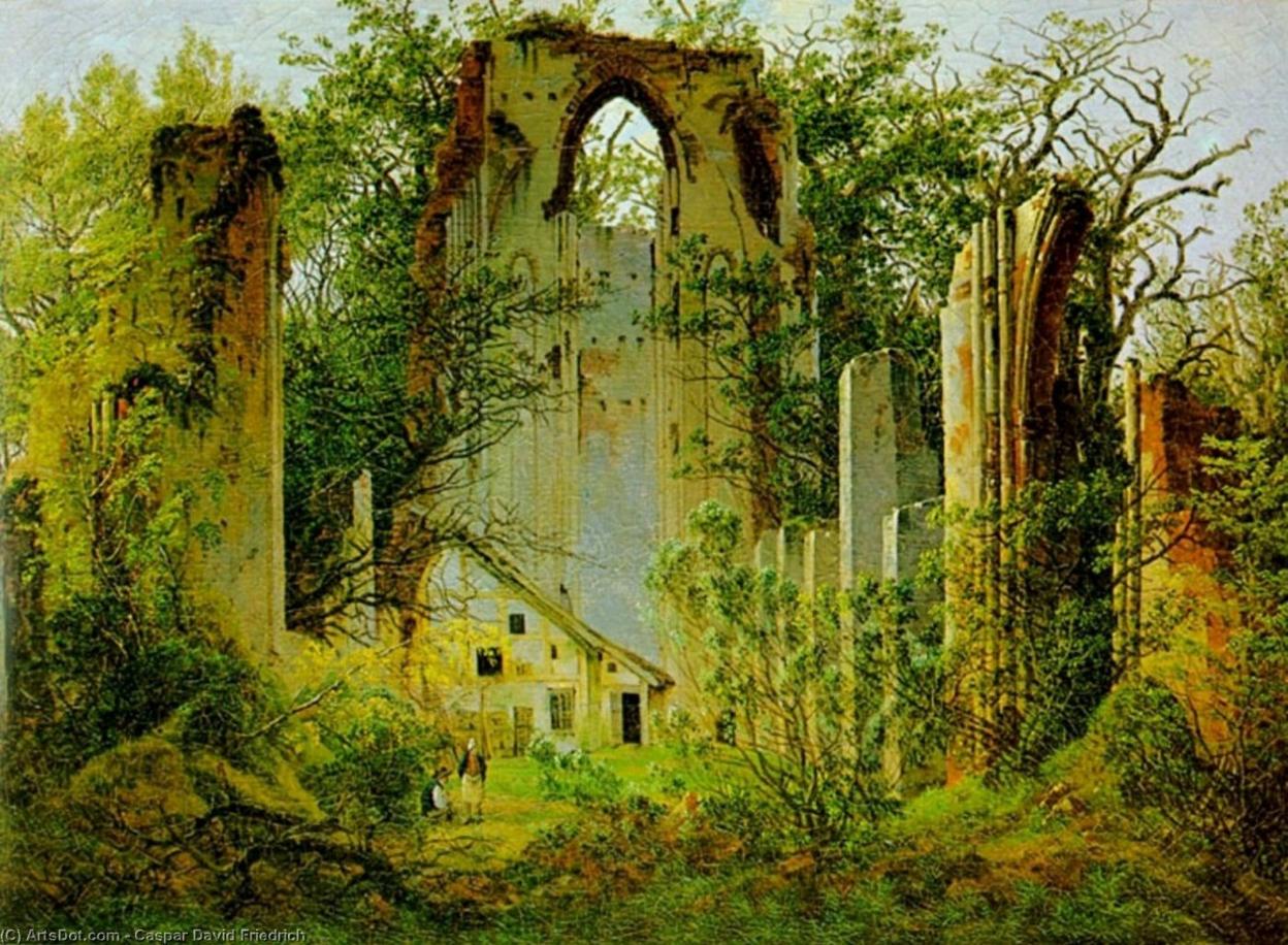 'Las ruinas de Eldena', obra de Caspar D. Friedrich (propiedad de Alte Nationalgalerie de Berlín). 