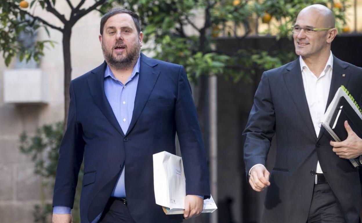 Las cárceles amplían el horario de salidas de Junqueras, Romeva y Forcadell