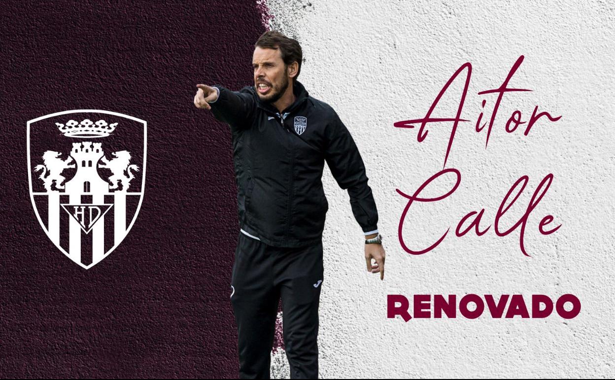Aitor Calle continuará como entrenador del Haro