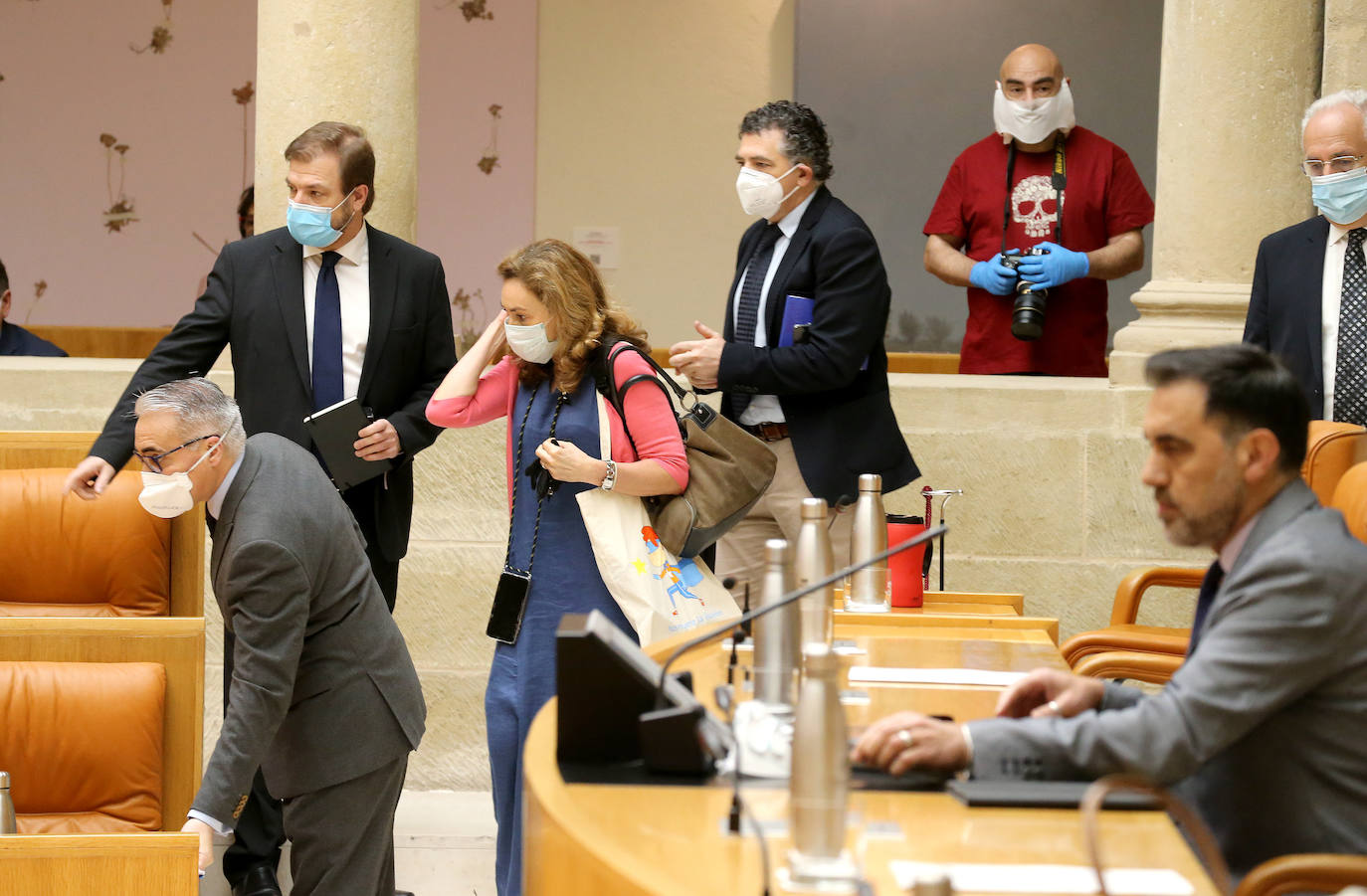 Este jueves se ha celebrado el Parlamento de La Rioja en el que ha comparecido la presidenta del Gobierno regional, Concha Andreu.