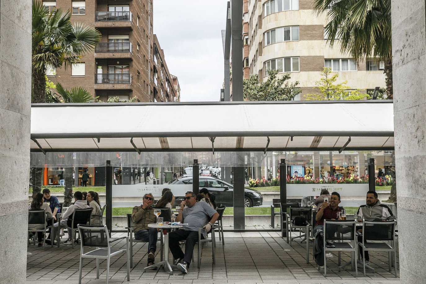 Las medidas se cumplieron de forma más adecuada este martes en estos espacios de la hostelería