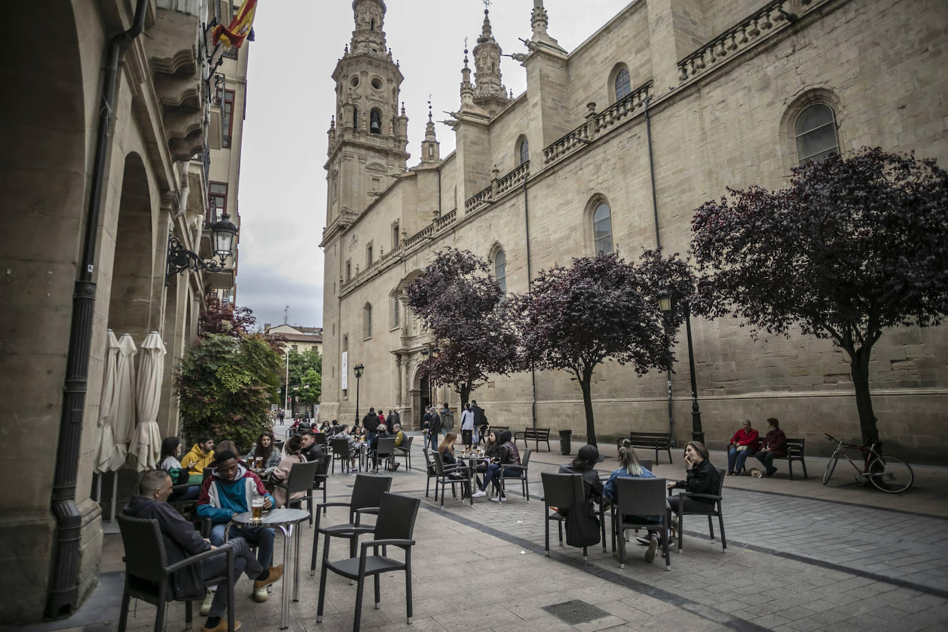 Fotos: Coronavirus en La Rioja: Las terrazas de Logroño, mejor al segundo día